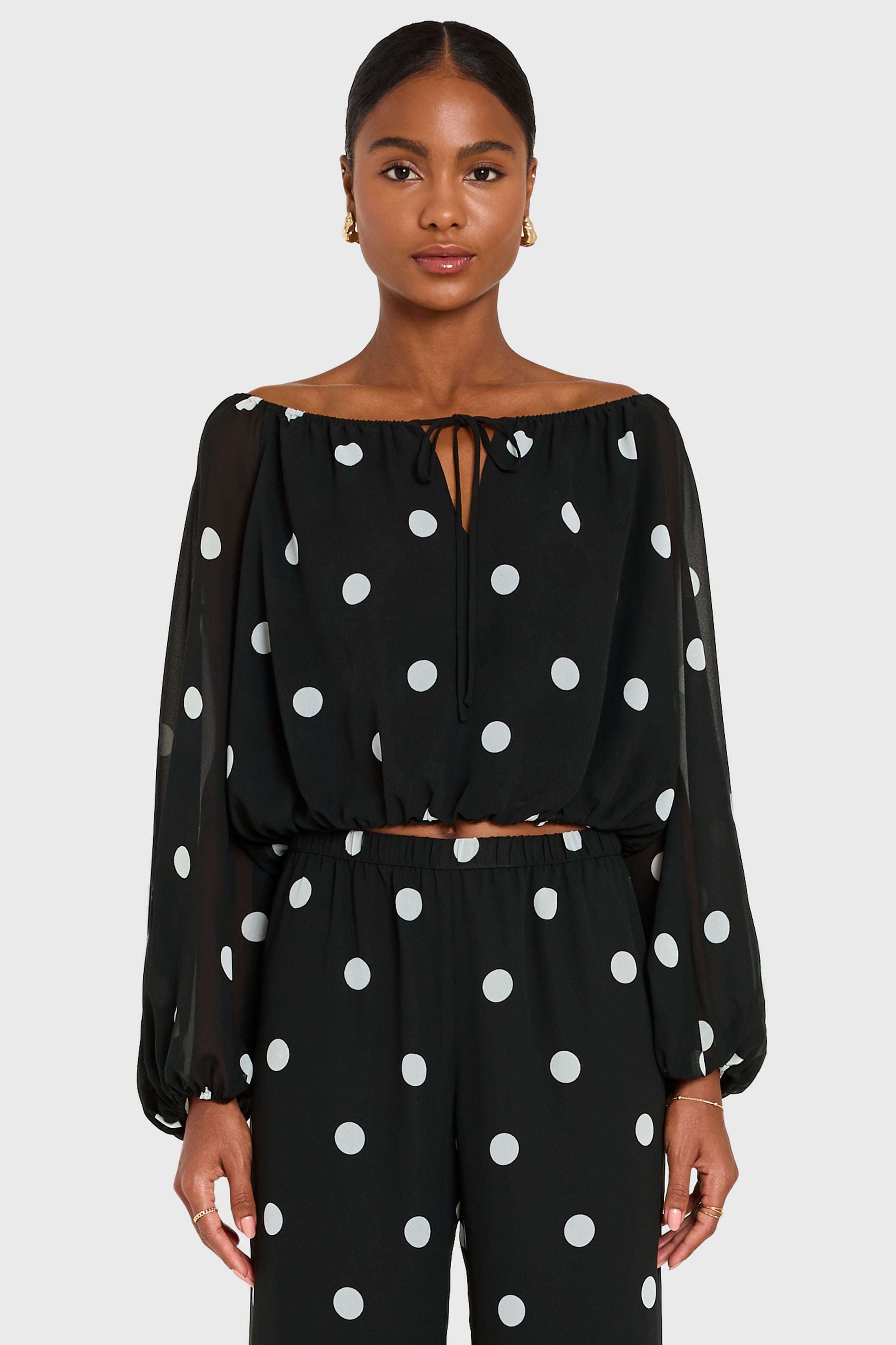 Dallas Top in Polka Dot