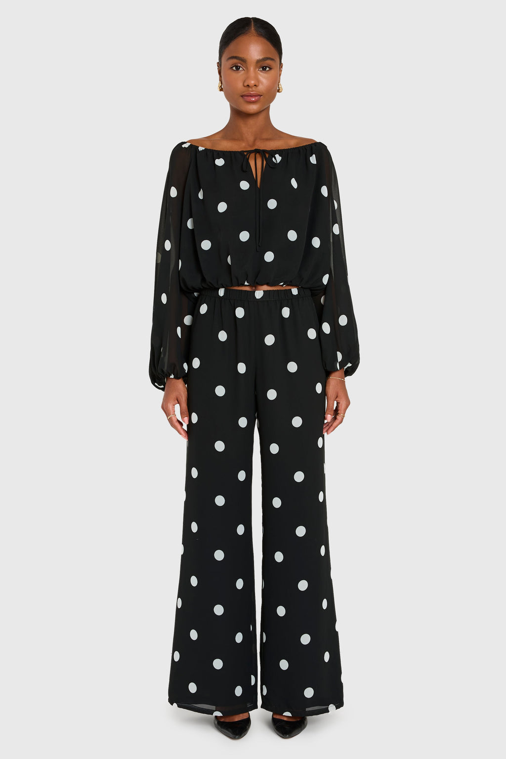 Dallas Top in Polka Dot