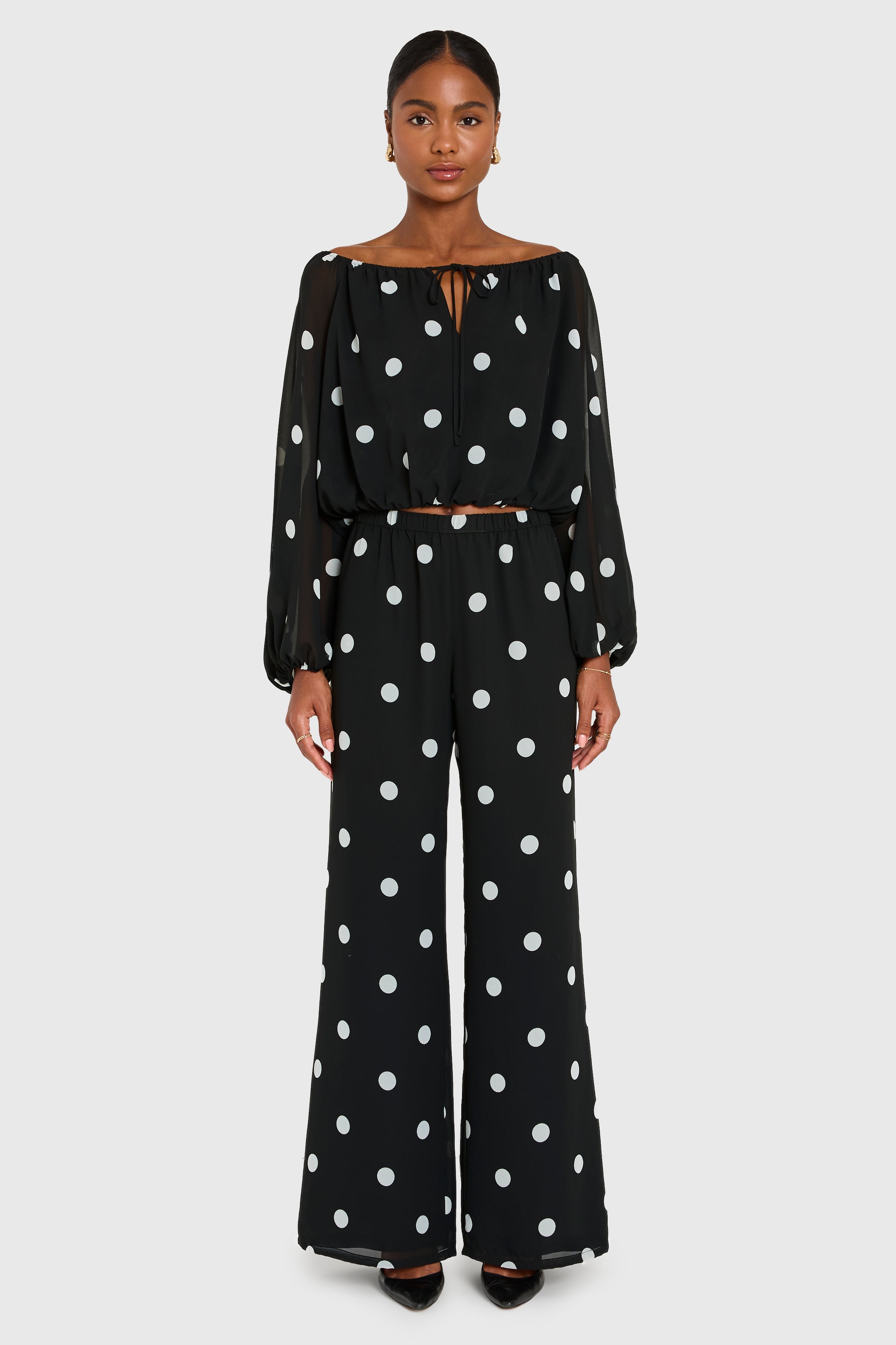 Dallas Top in Polka Dot
