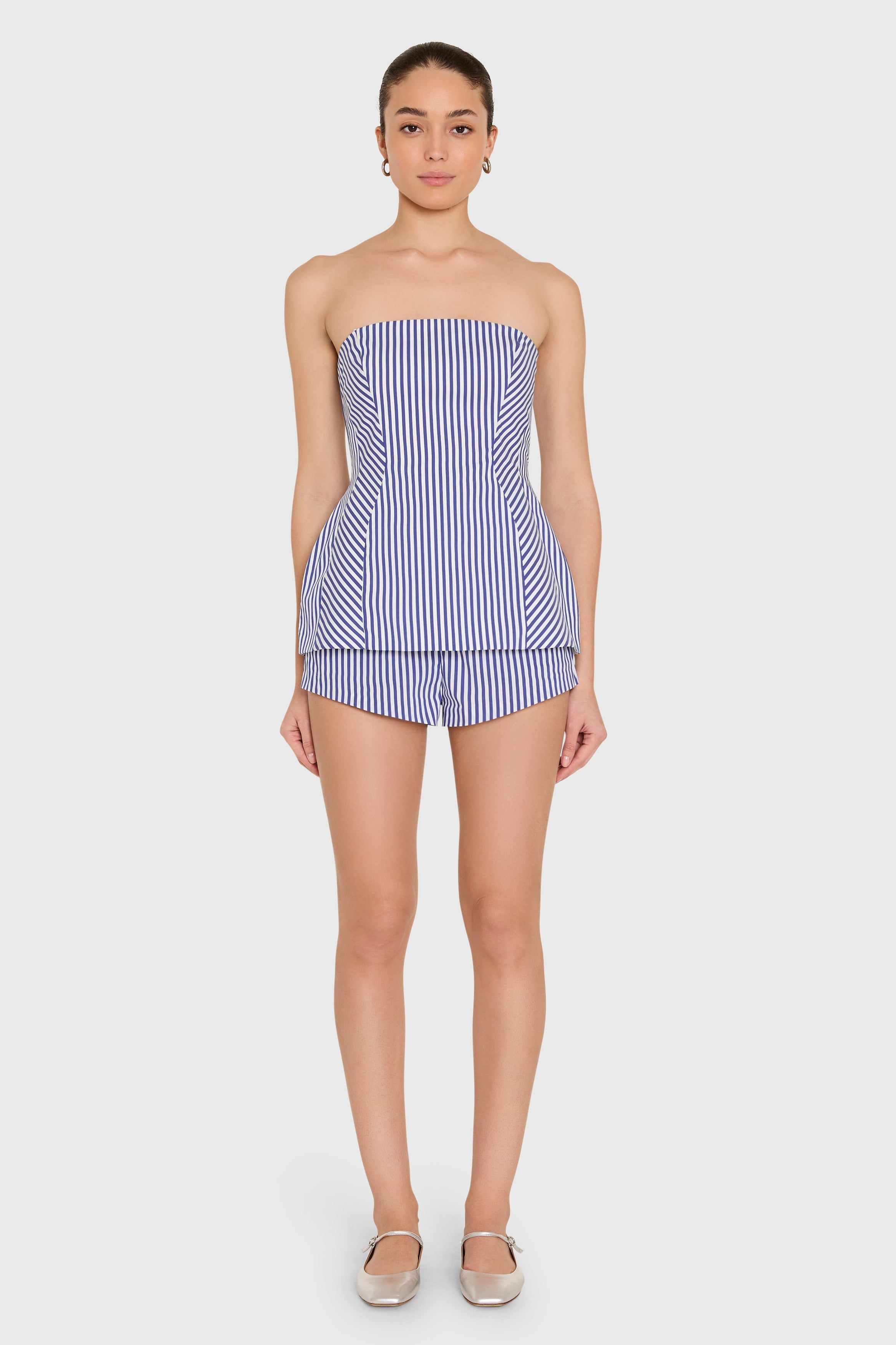 Linda Top in Bayhaven Stripe