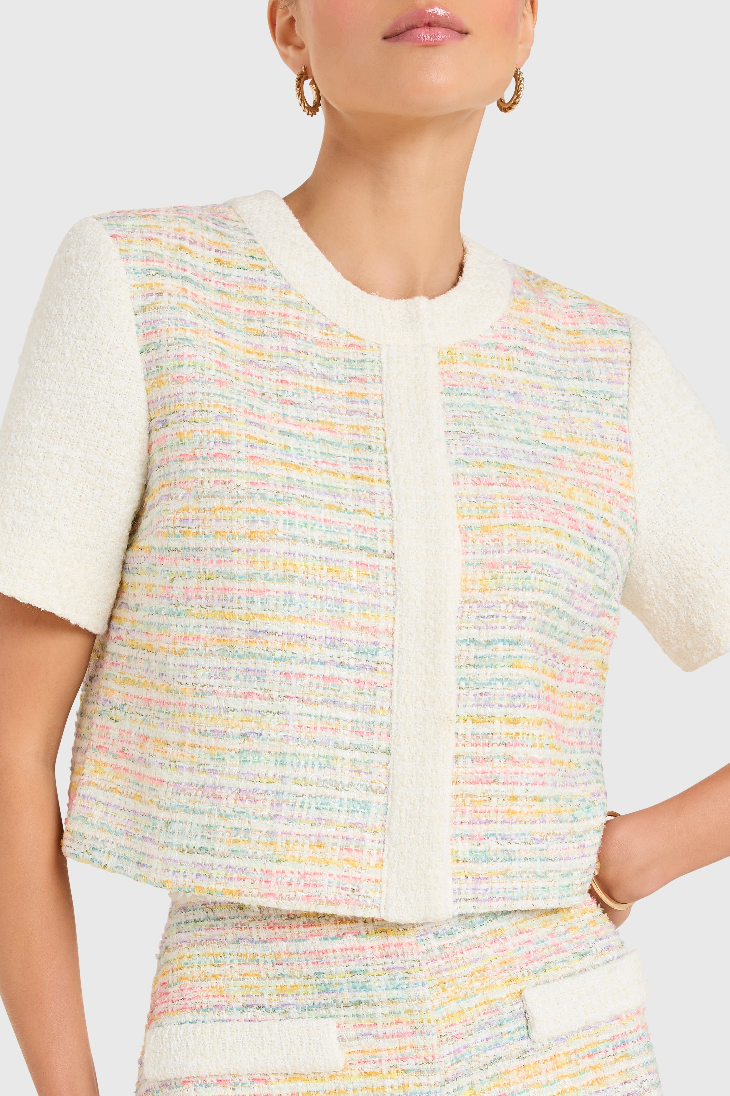 Braswell Top in Angelica Tweed