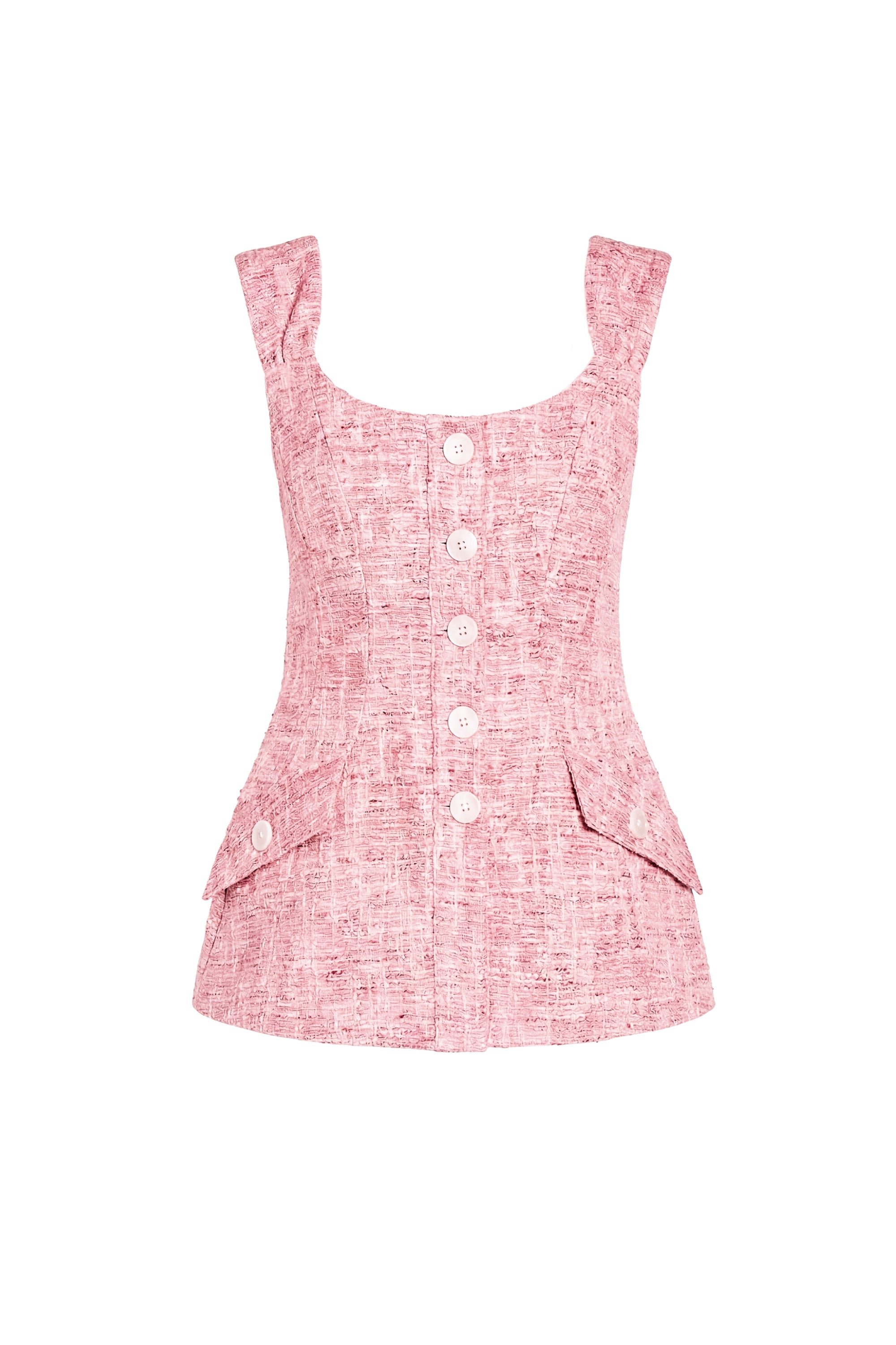 Amoretta Top in Palmira Tweed